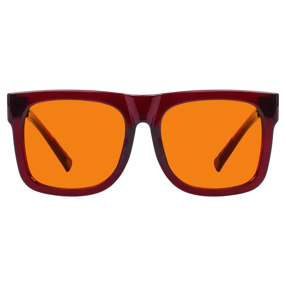 100% Blue Light Blocking Orange Glasses Metalless Screwless Eyewear R2316 - B98eyekeeper.com