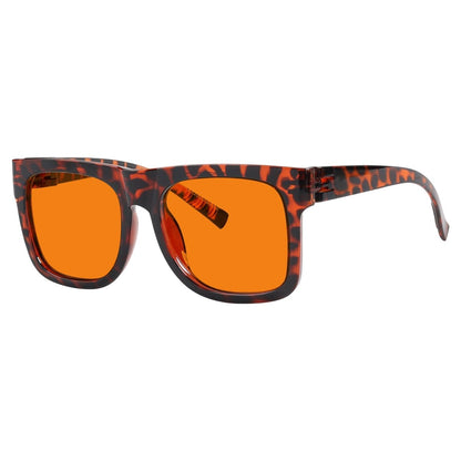 100% Blue Light Blocking Orange Glasses Metalless Screwless Eyewear R2316 - B98eyekeeper.com