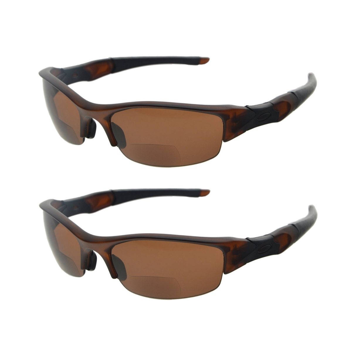 2 Pack Half - rim Sport Bifocal Fashion Polarized Sunglasses TH6166eyekeeper.com