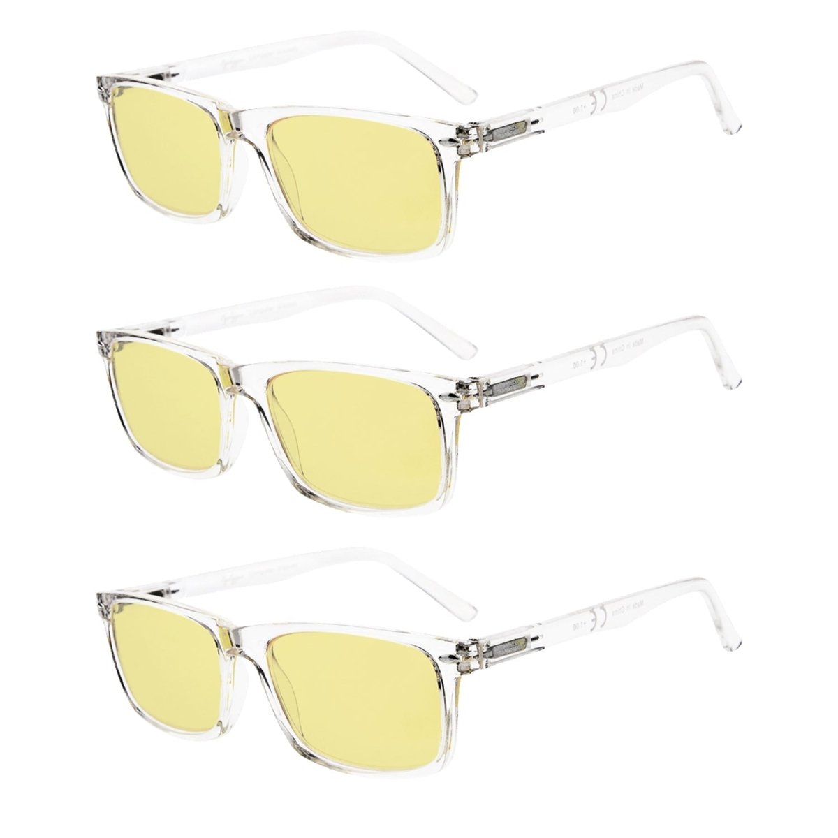 3 Pack Blue Light Blocking Stylish Reading Glasses TMB899eyekeeper.com