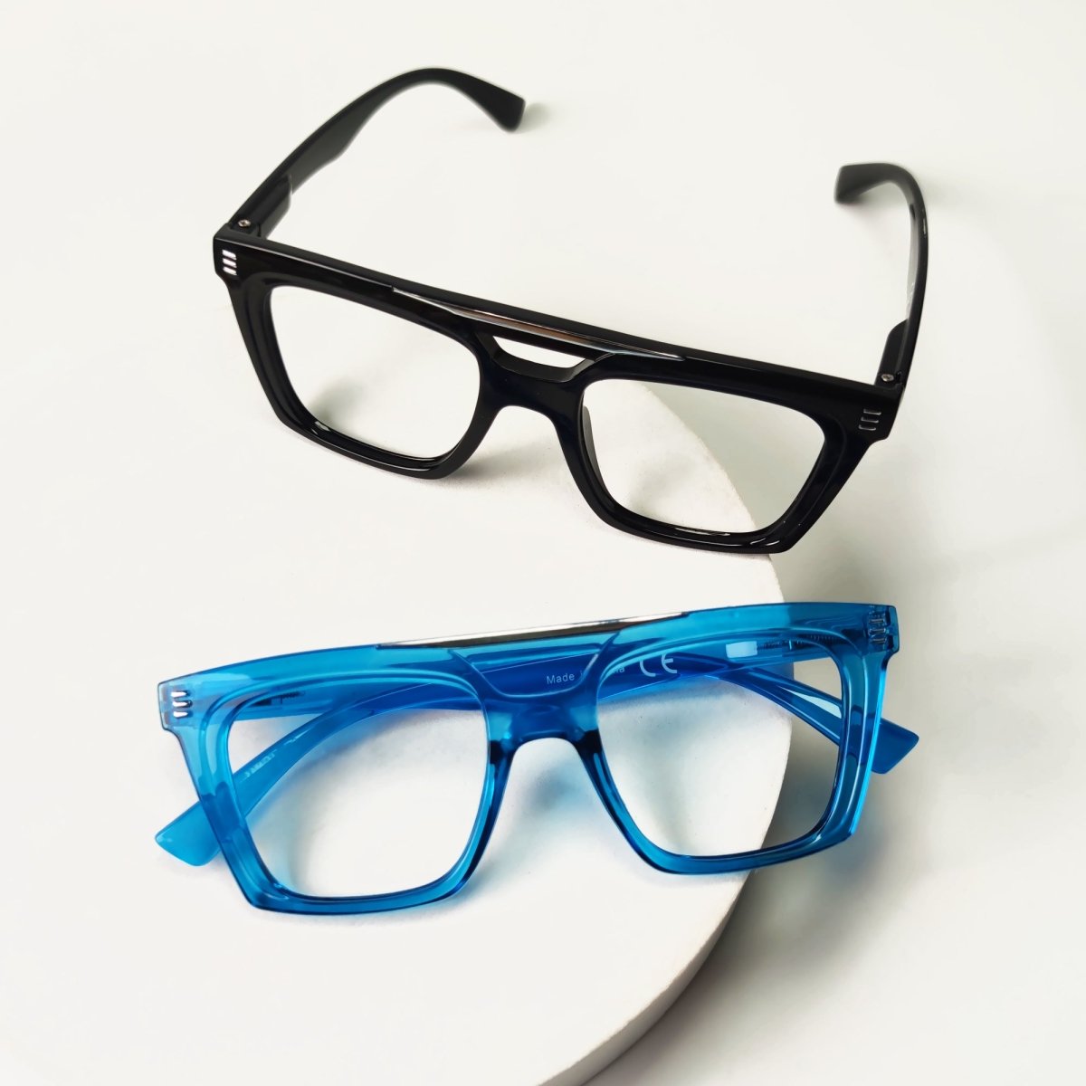 Square Design Reading Glasses 4 Pack for Women Men eyekeeper