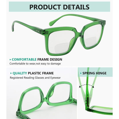 4 Pack Trendy Classic Bifocal Reading Glasses BR2108eyekeeper.com