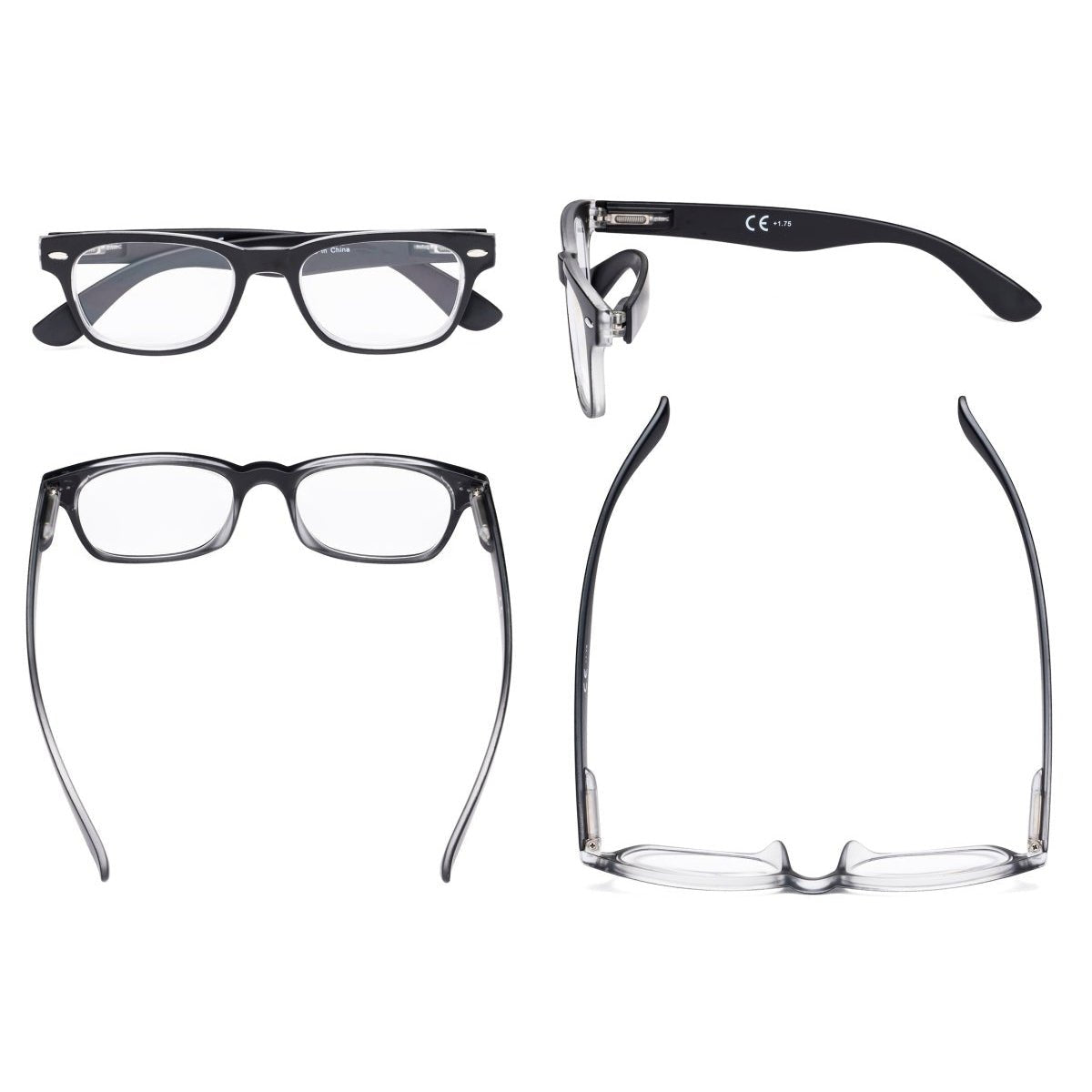 5 Pack Chic Reading Glasses Classic Readers RFH4eyekeeper.com