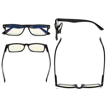 5 Pack Classic Blue Light Filter Reading Glasses UVR066eyekeeper.com