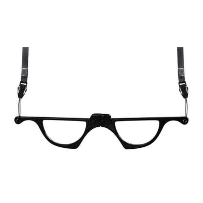 Lunettes de lecture pliantes à loupe à main sans métal et sans vis avec dragonne NR153