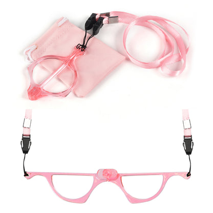 6 Pack Handhold Screwless Folding Reading Glasses with Neck Strap NR153