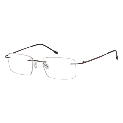 Rimless Spectacle Rectangle Reading Glasses RWK9904