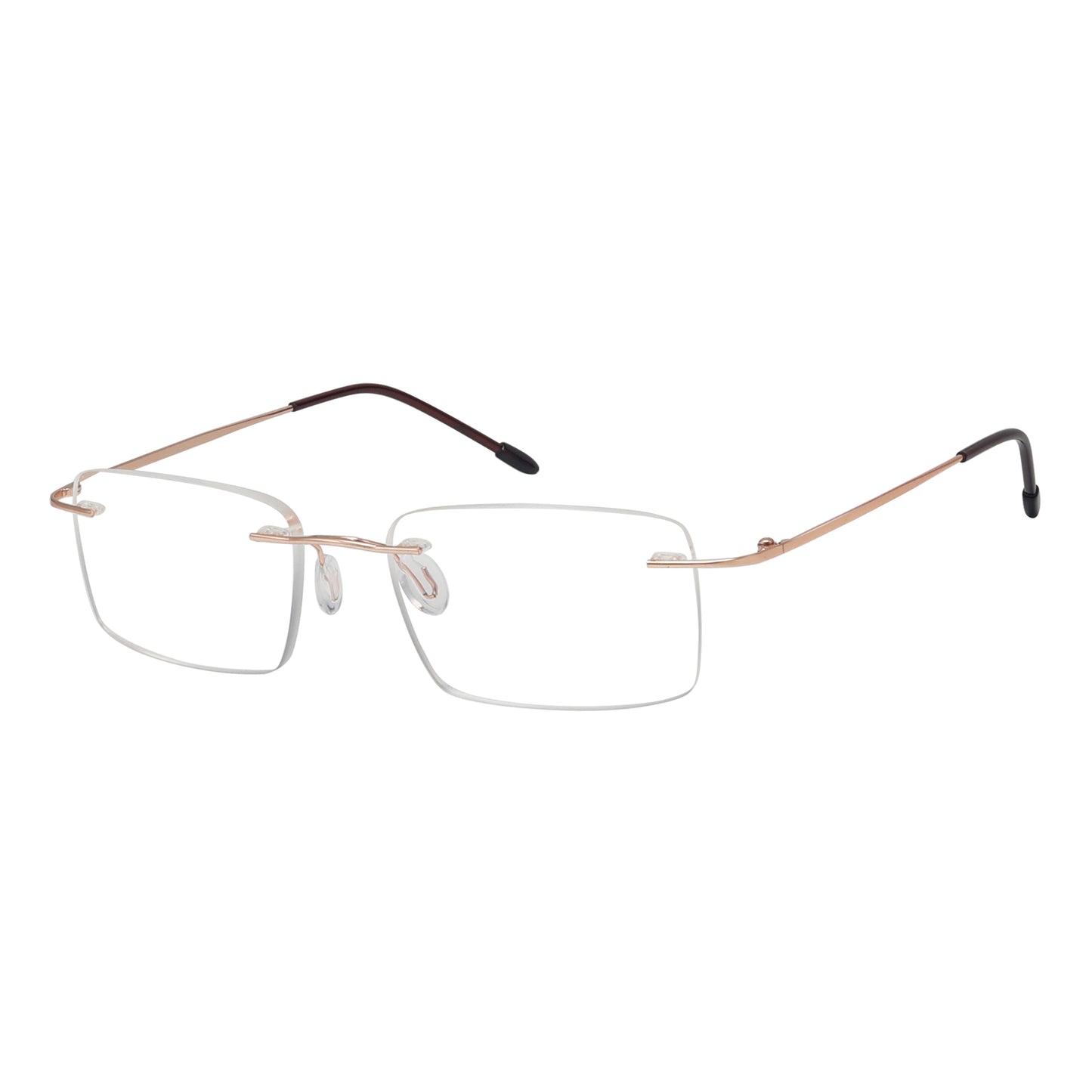 Rimless Spectacle Rectangle Reading Glasses RWK9904