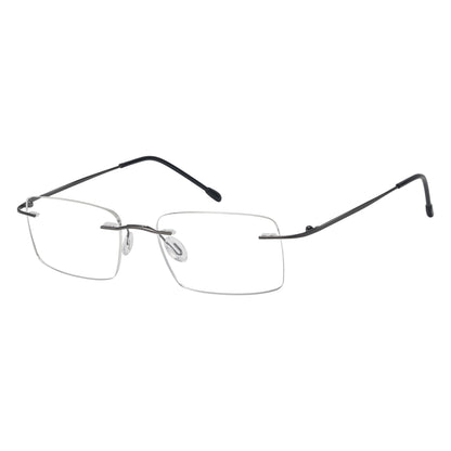 Rimless Spectacle Rectangle Reading Glasses RWK9904