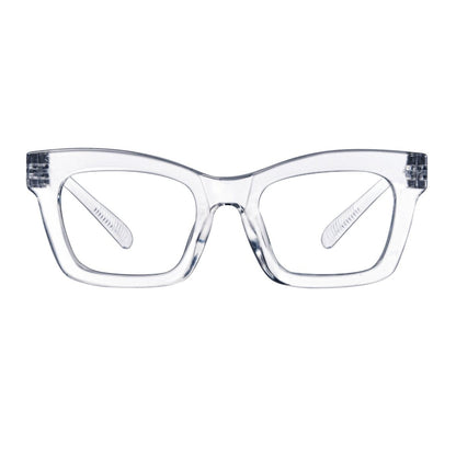 Cat - eye 30% Blue Light Blocking Glasses Metalless Screwless R2308 - B15eyekeeper.com