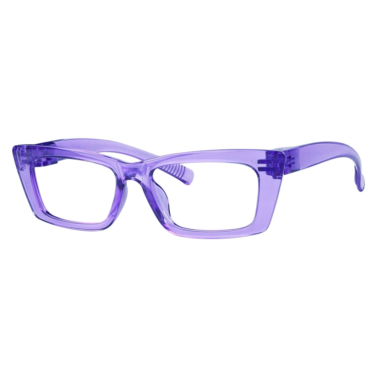 Cat - eye 30% Blue Light Blocking Metalless Screwless Eyeglasses R2501 - B15eyekeeper.com