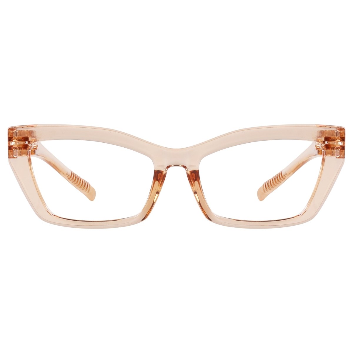 Cat - eye 30% Blue Light Blocking Metalless Screwless Eyeglasses R2516 - B15eyekeeper.com