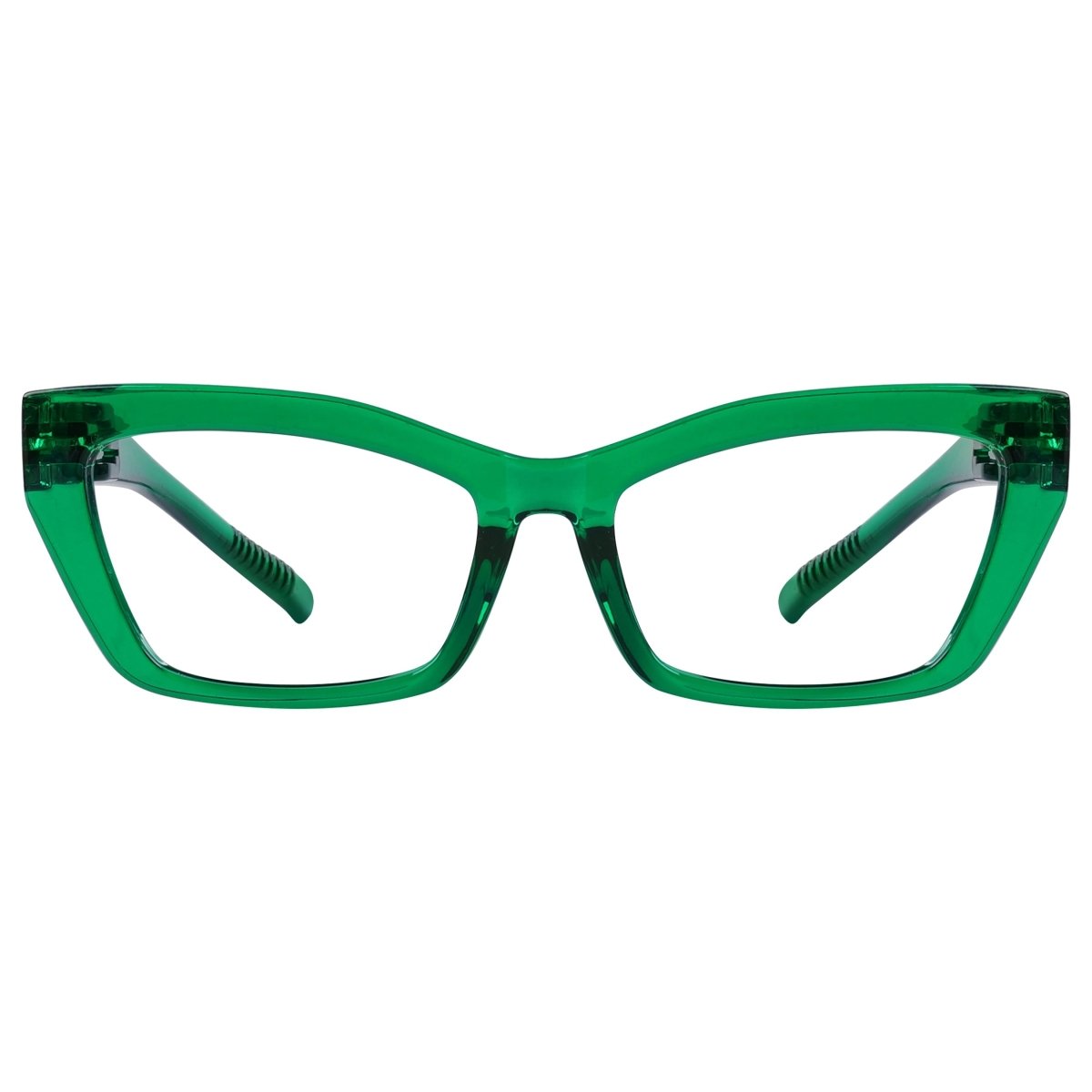 Cat - eye 30% Blue Light Blocking Metalless Screwless Eyeglasses R2516 - B15eyekeeper.com