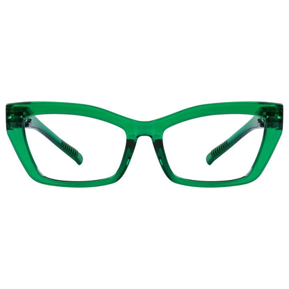 Cat - eye 30% Blue Light Blocking Metalless Screwless Eyeglasses R2516 - B15eyekeeper.com