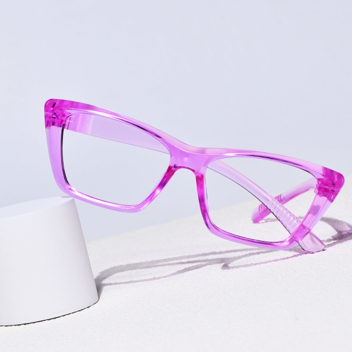 Cat - eye 30% Blue Light Blocking Metalless Screwless Glasses R2514 - B15eyekeeper.com