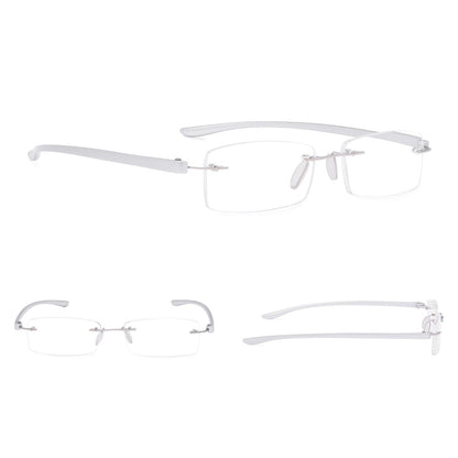 Frameless Stylish Reading Glasses Small Lenes R14001-A