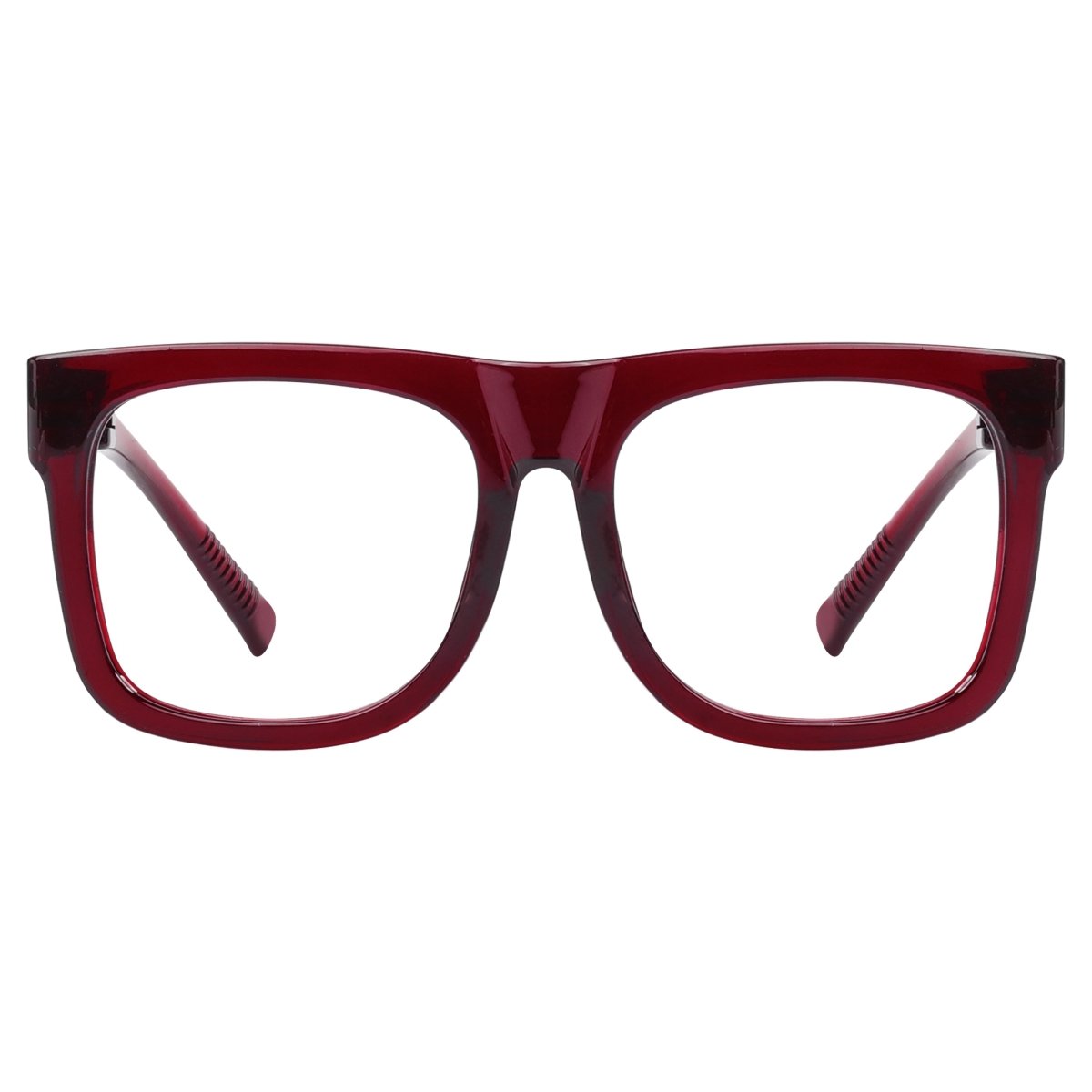 Large Frame 30% Blue Light Blocking Metalless Screwless Glasses R2316 - B15eyekeeper.com