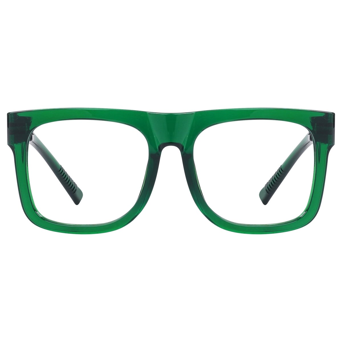 Large Frame 30% Blue Light Blocking Metalless Screwless Glasses R2316 - B15eyekeeper.com