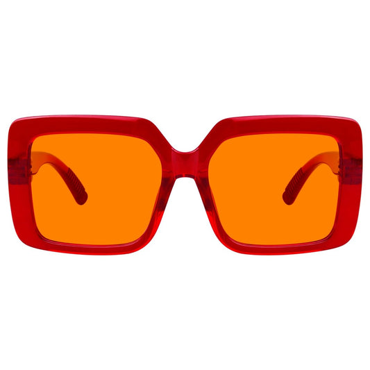 Oversized 100% Blue Blocking Glasses Orange Lens Metalless Screwless R2311 - B98eyekeeper.com