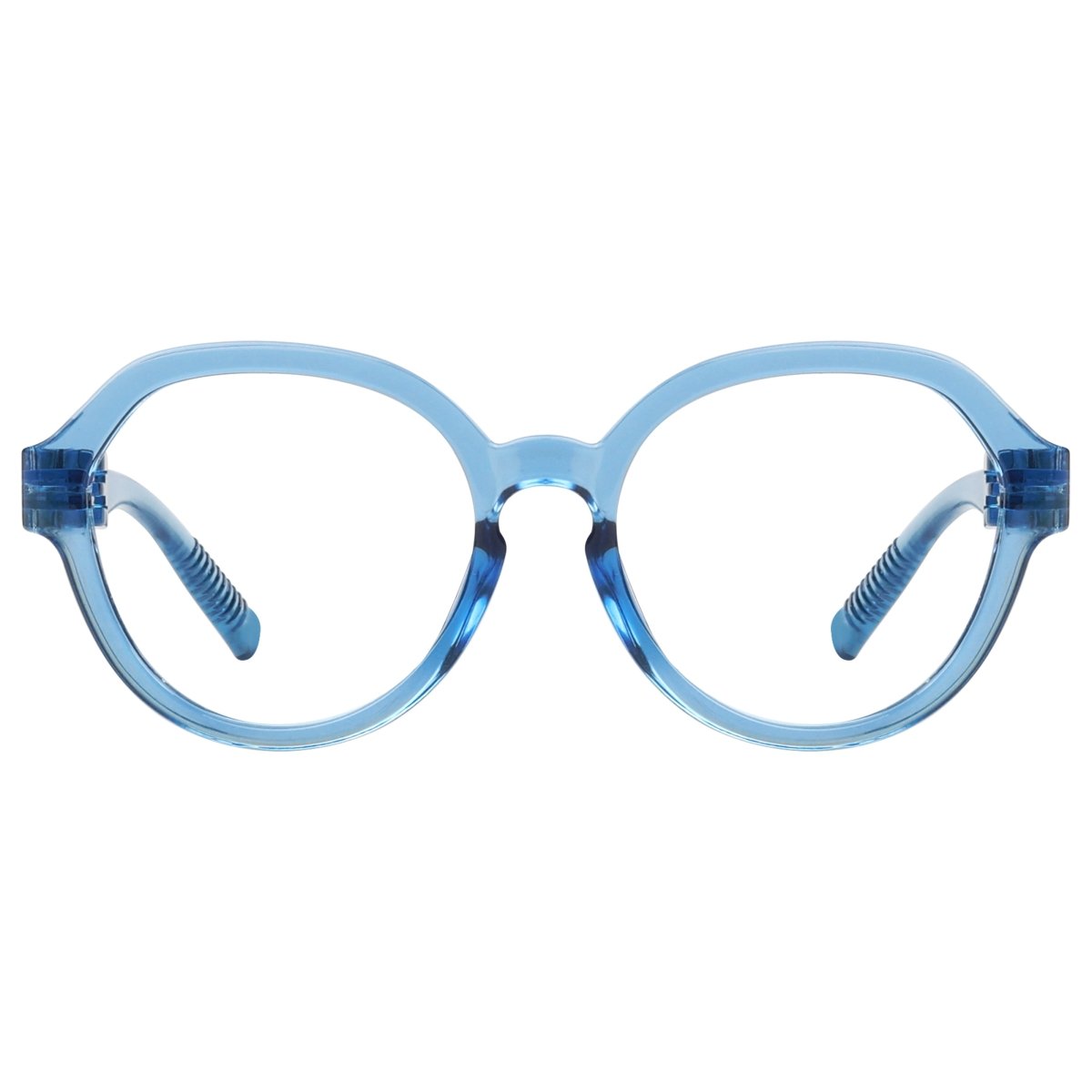 Oversized 30% Blue Light Blocking Metalless Screwless Eyewear R2317 - B15eyekeeper.com