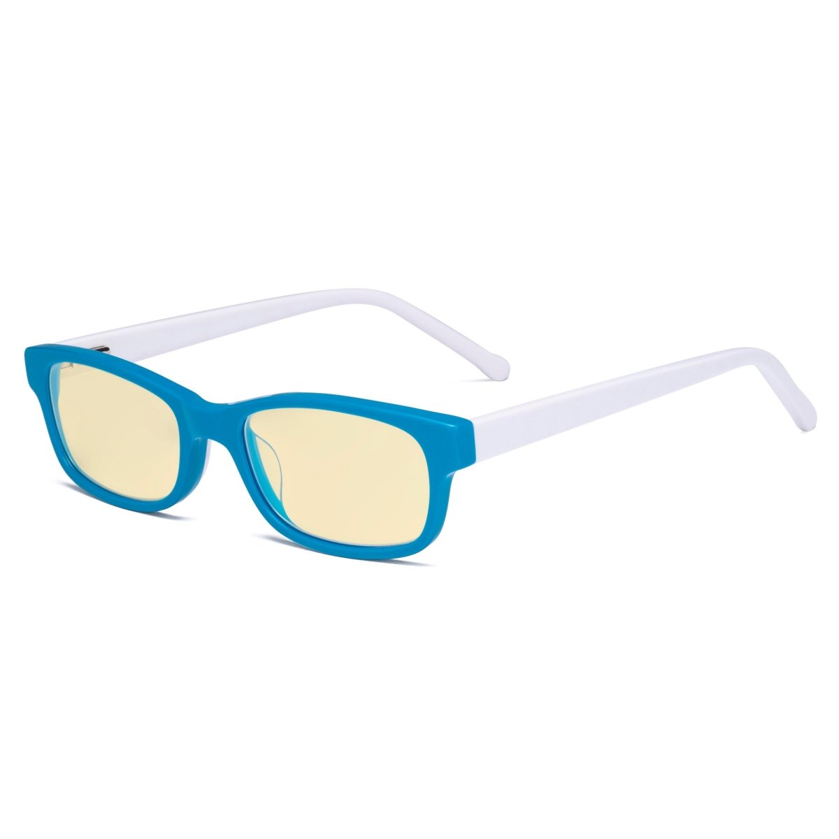 Pink Blue Light Glasses Chic Narrow for Kids K02 - BB60eyekeeper.com