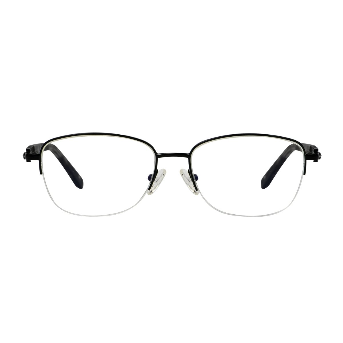Prescription Eyeglasses Rectangle Stylish Metal Frame Rx Eyeglasses eyekeeper