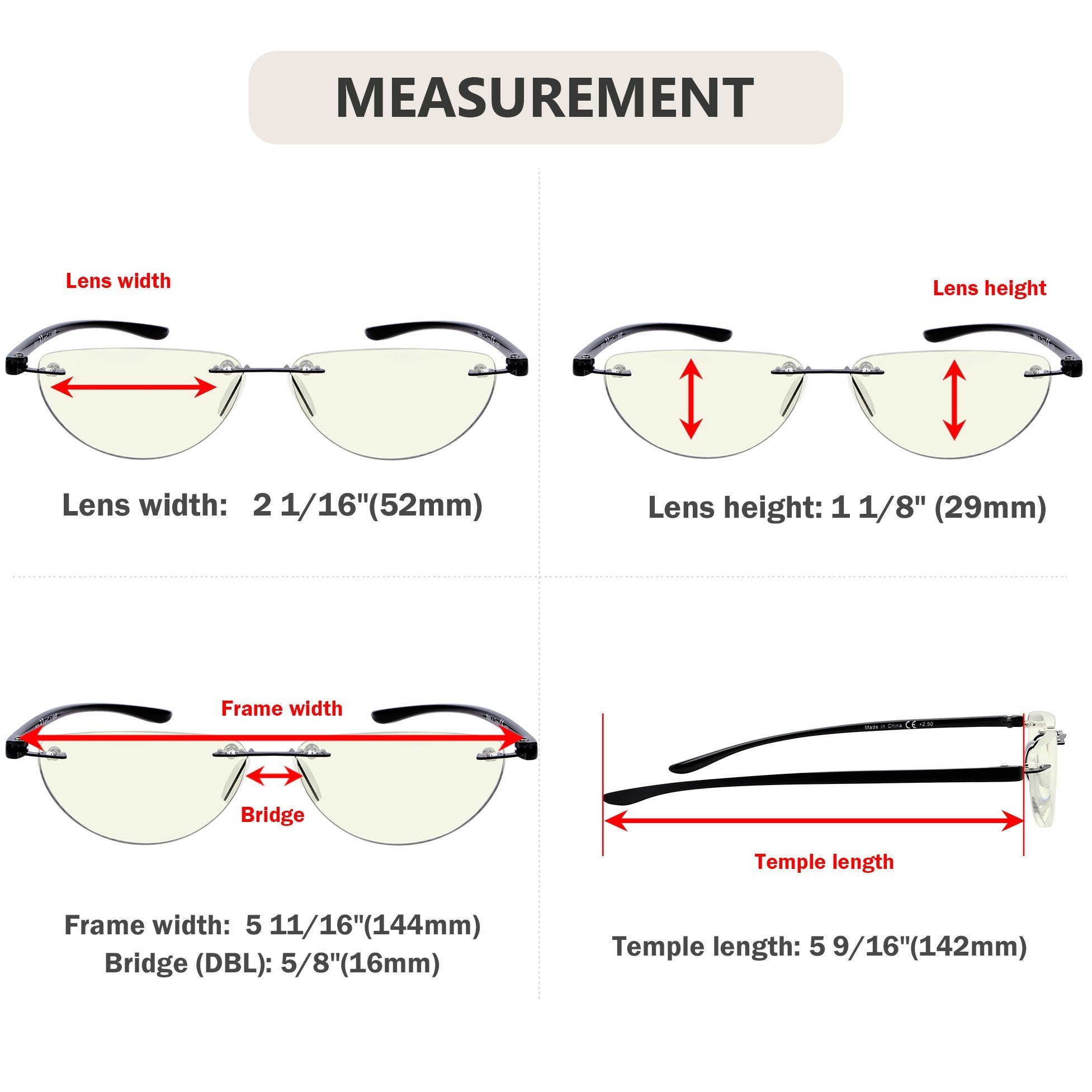 Blue moon eyeglass fashion frames