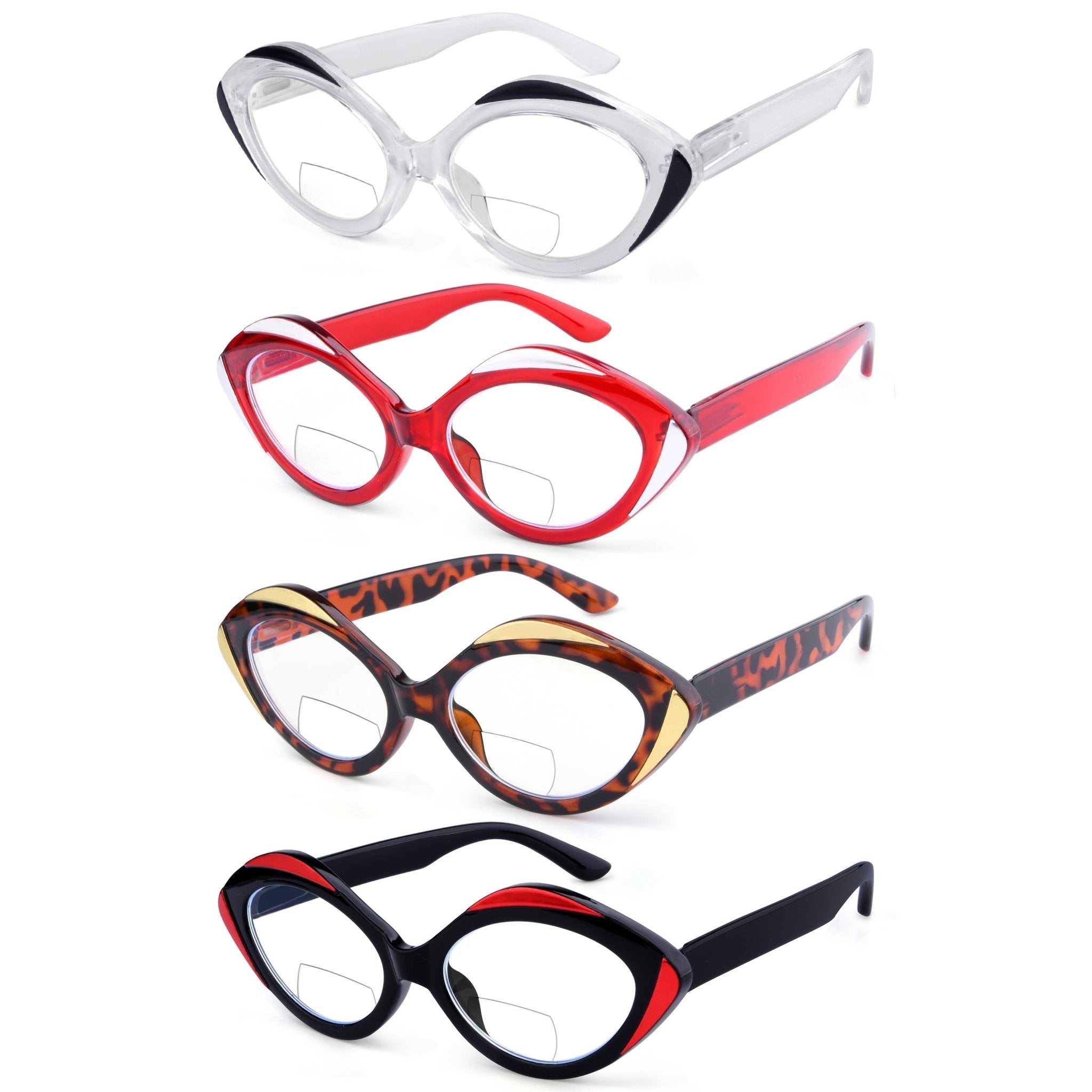 Ladies bifocal reading store glasses