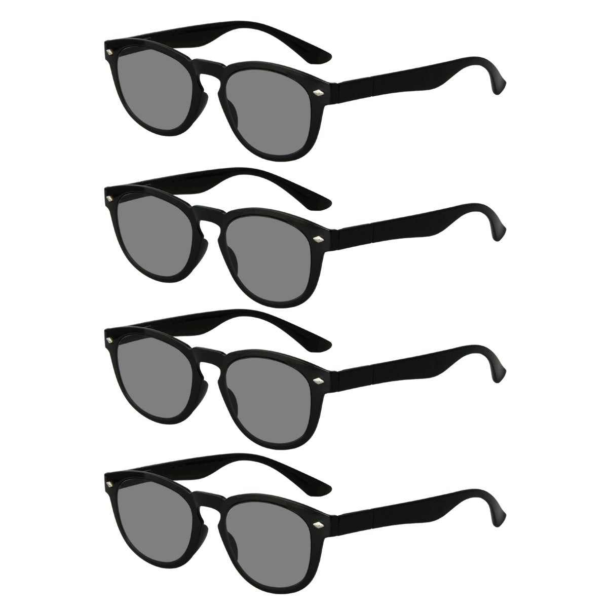 4 Pack Trendy Stylish Design Reading Glasses R086eyekeeper.com