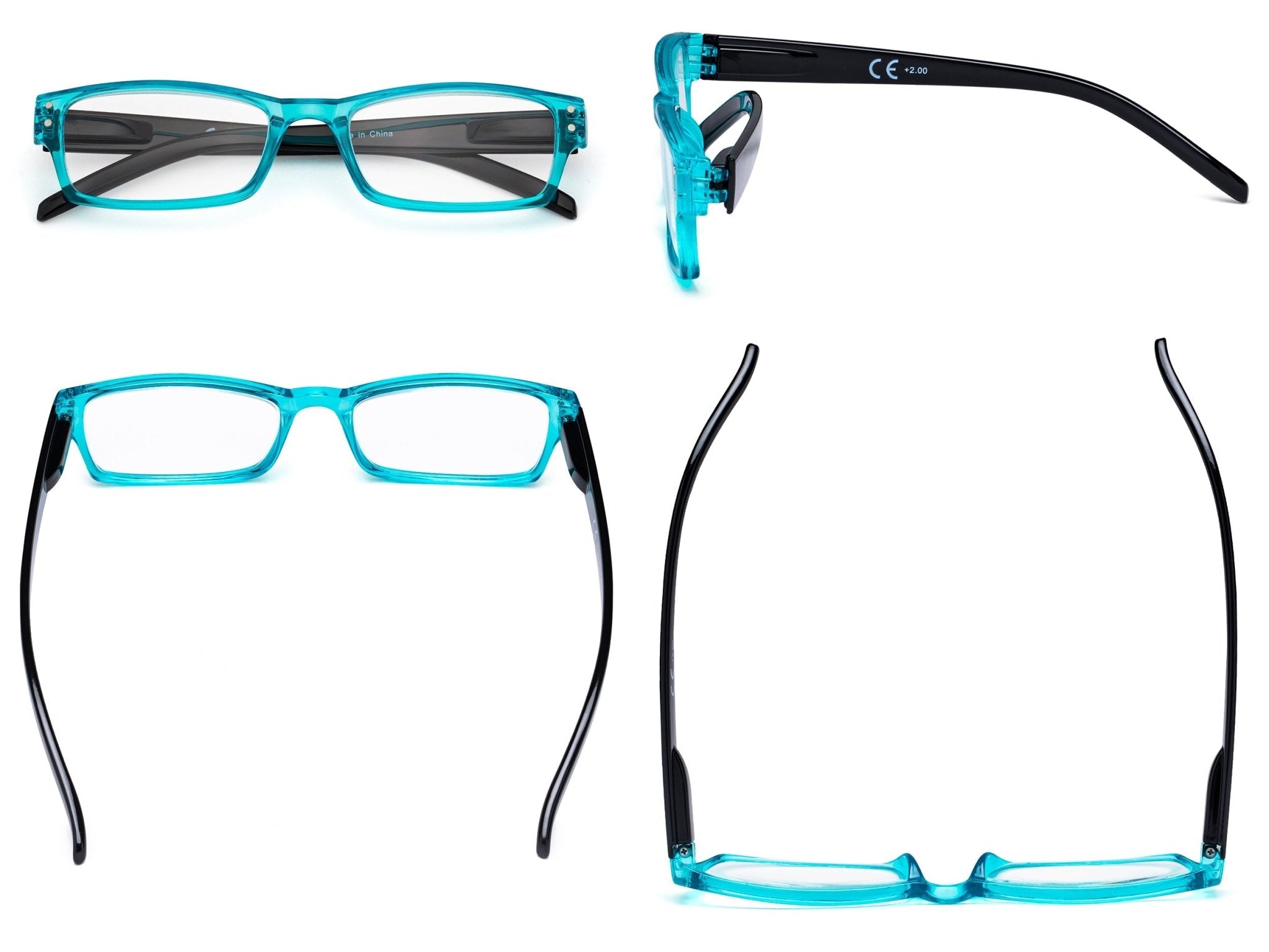 Reading Glasses Cute Readers 5 Pack for Women Men eyekeeper