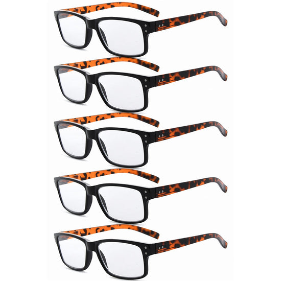 5 Pack Reading Glasses Retro Readers Men Women – eyekeeper.com