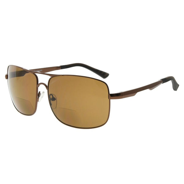 Pilot Style Polarized Bifocal Reading Sunglasses PGSG804 $35.99