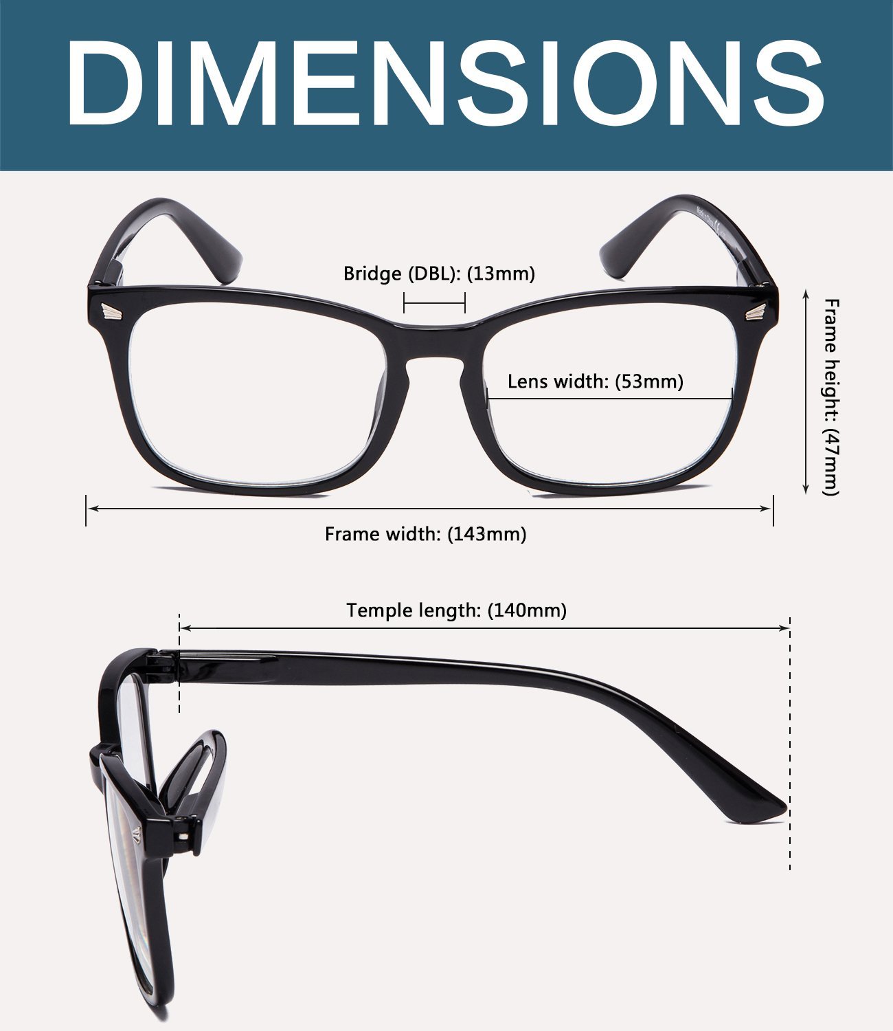 Stylish Reading Glasses Rectangle Readers for Women – eyekeeper.com