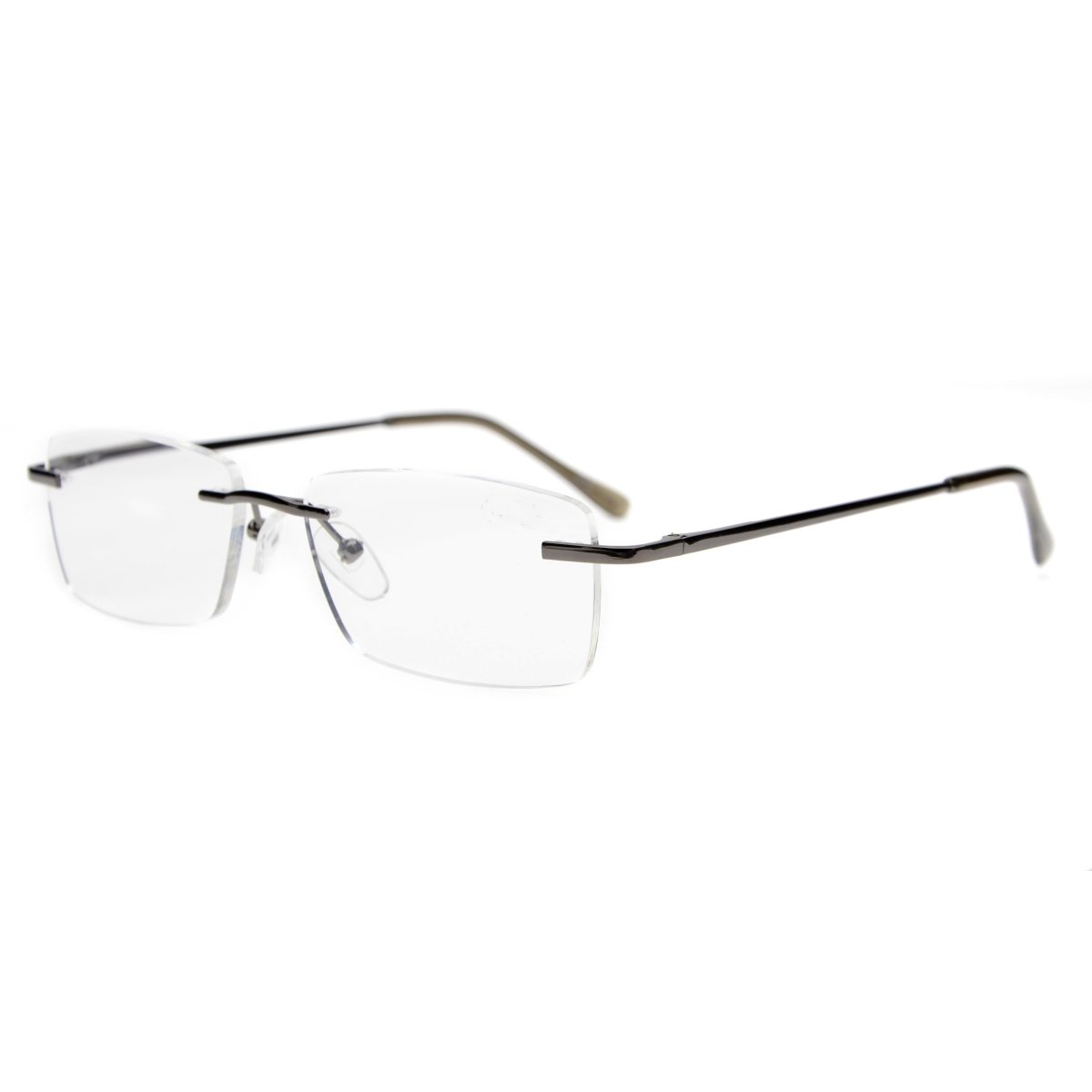 Rimless Rectangle Reading Glasses for Men R1612eyekeeper.com