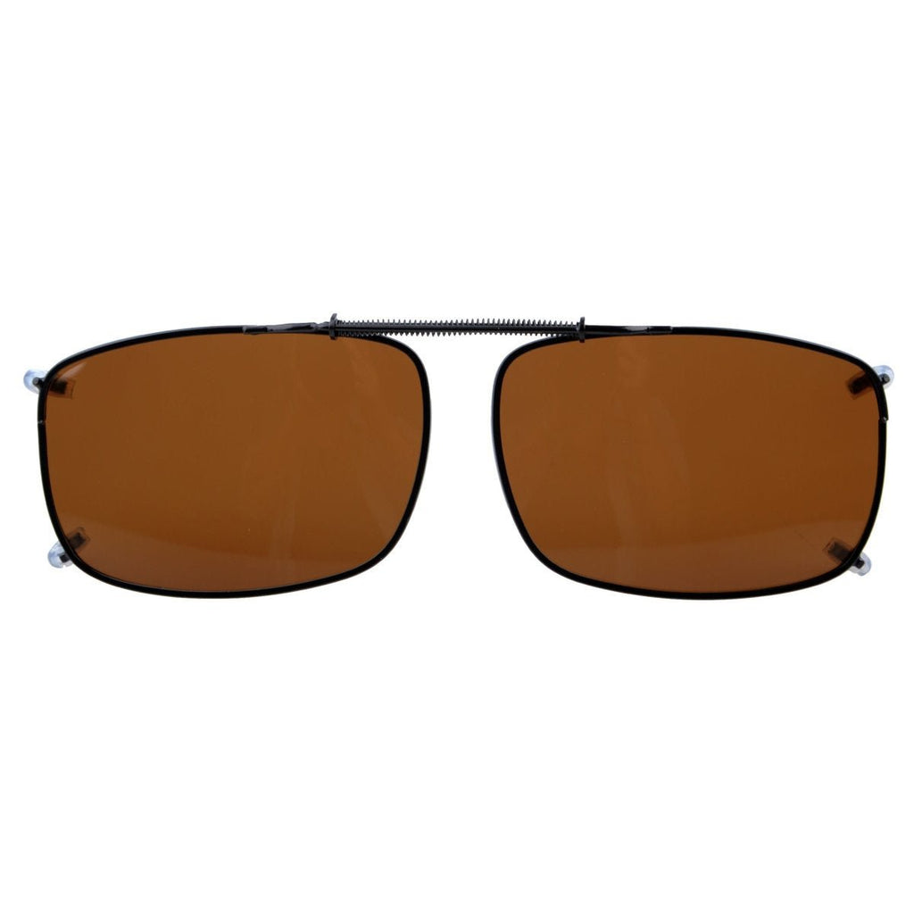 LUFF Polarized Clip on Sunglasses for women and men,sunglasses clip for car  visor,UV400 Outdoor/Driving/Fishing, Black-upgrade Flip, 58*37mm :  : Fashion